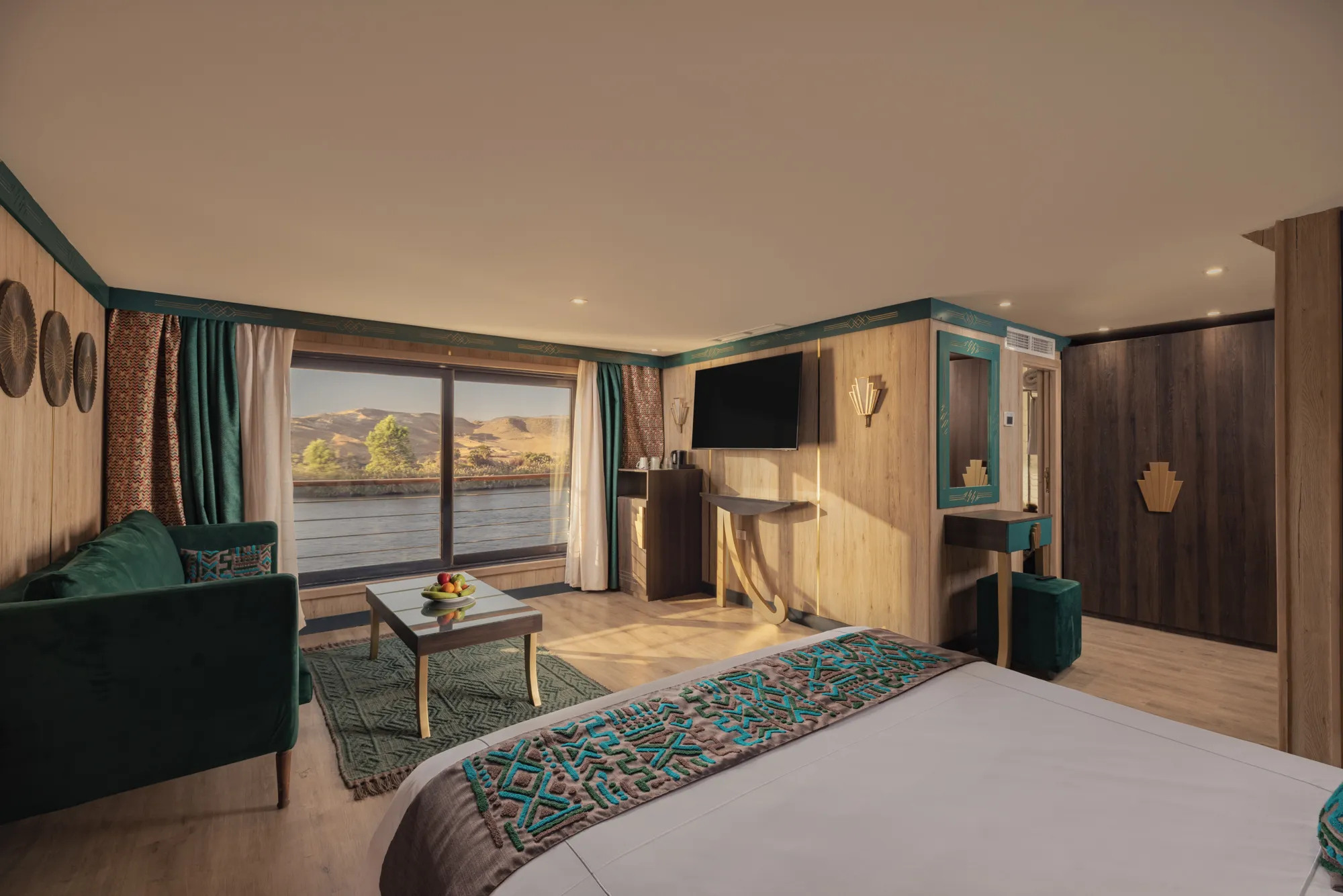 Cabin aboard the MS DWA Nile Cruise Nile cruise